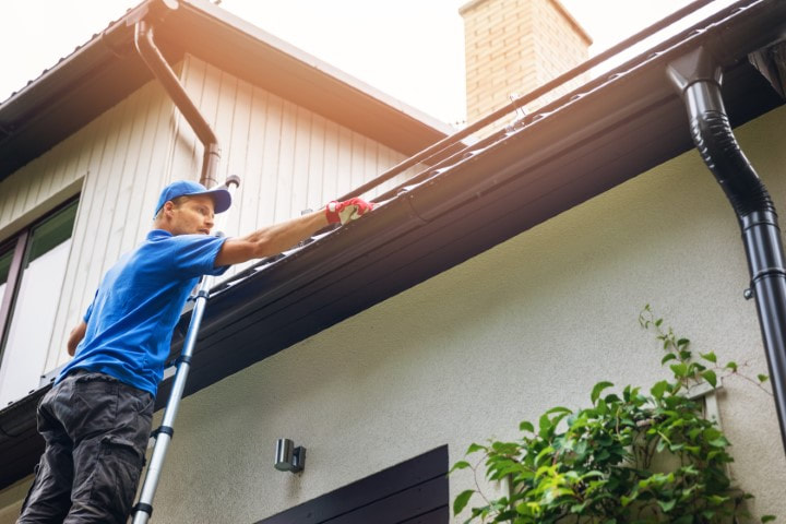 An image of Gutter Cleaning and Maintenance in Encinitas CA 
